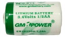 1/2AA 電圧3.6Vリチウム乾電池【Macバックアップ用】 Mac用 3.6V内蔵リチウム電池 CBT36V同等品