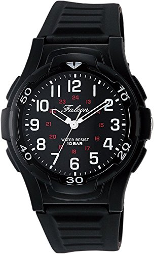 [シチズンQ&Q] 腕時計 キューアンドキュー アナログ 10気圧防水 Falcon ファルコン VP84-854 メンズ ブラック