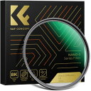 K&F Concept 67mm ブラックミスト1/8 ソフト効果 1/8 コントラスト調整用ソフト描写用フィルター 日本製AGC光学ガラス 航空アルミ材質 超薄枠 撥水撥油 擦り傷防止(67mm Black Mist)【メーカー直営