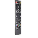 テレビリモコン SHARP AQUOS用 TVリモコン 液晶テレビ用 設定不要すぐに使える 明るい色 文字が大きい 使用簡単