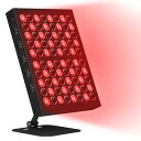 赤外線LEDパネル、80LEDs近赤外線ライトパネル(62W)、660nmの赤光と850nmの近赤外線光LEDパネル、明るさや角度など調節可能なレッドライトパネ...