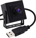 ELP 500万画素WebカメラUSB 100度 歪みのないレンズ 5MP ウェブカメラ Aptina CMOSセンサーWebカメラ付きWindows/Mac/Linux/Raspberry pi対応ミニUSB500W05G-BL100