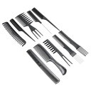 グランディオス 【 10本セット 】 コーム メンズ 粗め コームセット 10点 カット セット テーツ テール メッシュ GD-COMB10