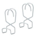 Less&セイエイ(Seiei)【ハンガーパイプから落ちない幅広フック 2個組 18821】収納フック フック 幅広タイプ 洋服掛け 小物収納 バッグハンガー クローゼット収納 便利フック 日本製