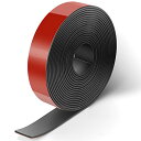 MLEJU 強力マグネットシート マグネットテープ 厚さ2mm×幅2cm×長さ5m 粘着テープ 異方性ゴム 冷蔵庫/ホワイトボード/戸棚用 (教室・オフィス・家...