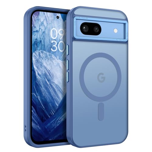 BENTOBEN Google Pixel 8A ケース MagSafe対応 ワイヤレス充電 マット 半透明 耐衝撃 米軍MIL規格 マグネット搭載 ストラップホール付き 指紋防止 レンズ保護 グーグルピクセル8a スマホケース カバー