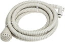 風呂水給水ホースセット 長さ4M バスポンプ機能付洗濯機用 Wフィルター付 PT171-871S-4 グレー