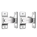 直角ドアバックル 留め具 90度 ドア 鍵 スライディングロック ポイント消化 2個セット