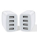 Viviber usb 充電器 4ポート usb コンセントタップ ACアダプター 4.8A/24W 急速充電/USB-A 4ポート/PSE認証済 iPhone...