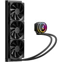 Novonest 簡易水冷CPUクーラー 360mm水冷クーラー PWM 4Pin ファン 搭載 Intel/AMD両対応 ARGBヘッド 搭載 LGA1700...