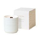 LA JOLIE MUSE アロマキャンドル サンダルウッドとパチョリの香り 木芯 天然ソイワックス 陶器缶 220g 燃焼時間50時間 女性向け ギフト