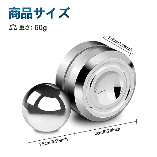 VOFOLEN ハンドスピナー おもちゃ ストレス解消グッズ 高速回転 指スピナー よく回る 静音 かっこいい フィジェットボール 超耐久性 フィジェット ADHD 自閉症 おもちゃ 暇つぶし ストレス発散
