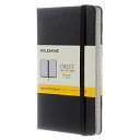 モレスキン(Moleskine) ノート クラシック ノートブック ハードカバー 方眼 ポケットサイズ(横9cm×縦14cm) ブラック MM712