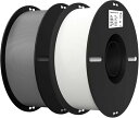 Creality フィラメント 3dプリンター用フィラメント 2色セット PLAフィラメント 1.75mm 寸法精度±0.03mm もつれず 目詰まりなし ゆが...