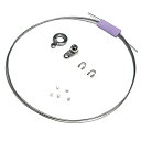 Elsoluna(エルソルーナ) ワイヤー ネックレス 修理キット(ワイヤー太さ 0.38mm シルバー) ハンドメイド アクセサリ ネックレス 手作り ネック...