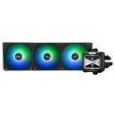 Thermalright FW 360ブラックARGB CPUウォータークーラー、2000RPMの3つのPWMファン、320 * 240解像度のIPS LCDス...