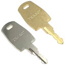 オーディオファン TSA007用 ユニバーサル ロックキー スーツケース 旅行かばん 合鍵 ゴールド シルバー 各1点 計2点セット