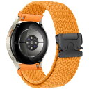 パラシュート スタイルのバックル編組ソロループ弾性ストラップ 20mm クイックリリース時計バンドナイロン時計ストラップ 女性男性コンパチブルSamsung G...