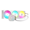 CORSAIR NAUTILUS -ノーチラス- 360ラジエーター RS ARGBケースファン付き 水冷式CPUクーラー ホワイト CW-9060095-WW