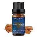 BURIBURI サンダルウッド エッセンシャルオイル 100% ピュア精油 10ml ナチュラル ディフューザー用 マッサージ用 アロマ テラピー (サンダル...
