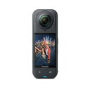 Insta360 X5 通常版 - 防水8K 360度アクションカメラ、高い暗所性能、見えない自撮り棒効果、頑丈で交換可能なレンズ、3時間バッテリー、ウィンドガード内蔵、手ブレ補正、トリプルAIチップデ