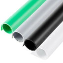 Meking 撮影用 PVC 背景 バックペーパー 120x200cm 背景シート ホワイト ブラック グレー グリーン人物撮影 商品撮影 卓上撮影に対応 4色...