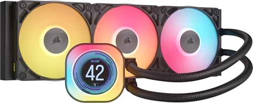 CORSAIR iCUE LINK TITAN 360饸 RX ARGBեդ LCD꡼ 估CPU顼...