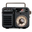 RELAX マルチ レトロラジオ スピーカー WEBカラー 1台7役 ポータブルラジオ Bluetooth MP3 音楽再生 LEDライト 懐中電灯 モバイルバ...