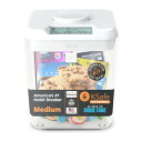 Kitchen Safe: Time Locking Container (White Lid + Clear Base) - 14cm inside height