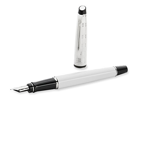 ウォーターマン 万年筆 F 細字 エキスパート デラックス ホワイトCT S2243182 正規輸入品