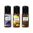 URBAN STANDARD 水溶性アロマオイル ラベンダー レモン サンダルウッド 15ml×3本セット エッセンシャルオイル 精油 アロマディフューザー対応 加湿器対応