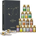 PHATOIL エッセンシャルオイル セット アロマオイル お試しセット 天然 精油 セット 5ml×15本