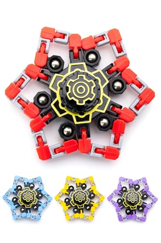 October1st ハンドスピナー 4ピース セット変形可能 指先ジャイロスコープ 指先お...