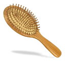 Isdy ヘアブラシ ヘアーブラシ パドルブラシ 木製 頭皮 マッサージ コーム ウッド ブラシ くし ヘア ケア 櫛 サラサラ 優しい ボリューム メンズ 男...