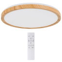 LEDシーリングライト6畳 27W 3600LMシーリング+ライト木目調 間接光-導光板 照明器具 常夜灯モード リモコン付 無段階調光調色 昼白色-昼光色-電球色 ledライトメモリスリープタイマー 玄関部屋