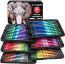 Ccfoud 色鉛筆 180色セット 油性色鉛筆 プロ専用ソフト芯色鉛筆セット 子供から大人、アーティストまで理想的な塗り絵と絵画に