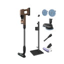 【水拭き×吸引】 エレクトロラックス 掃除機 コードレス スティック UltimateHome 700 軽量 パワフル吸引 再生プラスチック使用 ハンディ 絡まないブラシ 北欧デザイン ウォルナットブラウン EF