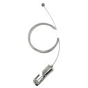 福井金属工芸 ボール式ミニワイヤー自在FIT Φ1.0mm L=1.0m ピクチャーレール 吊下げフック ポスター・額縁・絵画・壁掛け 展示 WR-8