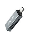 Anker USB-C 2-in-1 カードリーダー【SDXC/SDHC/SD/MMC/RS-MMC/microSDXC/microSDHC/microSD/UHS-Iカード対応】