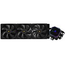 Thermalright Frozen Prism 360 Black 水冷CPUクーラー、360冷却列サイズ、120mm PWMファン×3、S-FDBベアリング、AMD/AM4/AM5、Intel LGA 1150/1151/1155/1200/ 2011/1700/1851用オールインワン水冷クーラー