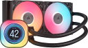 CORSAIR iCUE LINK TITAN 240ラジエーター RX ARGBケースファン付き LCDスクリーン付き 水冷式CPUクーラー ブラック CW-9061022-WW