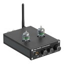 Fosi Audio T20 Bluetooth 5.0 真空管アンプ ヘッドフォンアンプ aptX HDステレオレシーバー対応 2チャンネル クラスD デジタルミニ Hi-Fi パワーアンプ 家庭用 パッシブスピーカー用 5654W真空管 電源付