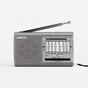 XHDATA D219 小型 ポータブルラジオ 短波ラジオ FM AM SW ワイドFM対応 防災ラジオ 11バンド ステレオ 高感度DSP ポケットラジオ 操作簡単 日本語説明書付き(2)