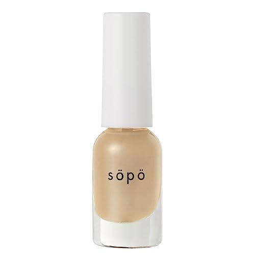 sopo (ソポ) ネイルポリッシュ 15 バタークリーム 4ml 全18色 速乾 マニキュア ネイル まるでジェルネイルな仕上がり