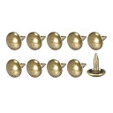 METALLIXITY 室内装飾品ネイル鋲 6x7x2 mm 150個 鉄 ラウンドサム プッシュピン 住宅建設 家庭 キッチン 家具用 ブロンズトーン