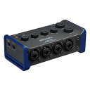 ZOOM ズーム AMS-44 オーディオインターフェース 小型 ブラック 4イン/4アウト配信機材4つのXLR/TRSコンボ入力 USB Type-C ループバック可能 Windows/Mac/iOS/Android対応 音声をステレオミックスして配