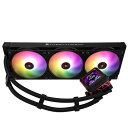 Thermalright FW PRO 360 ARGB RB CPU AIOクーラー、コンピューターウォータークーラーシステム、320x320解像度のIPS液晶スクリーン、AM5用、Intel LGA1700/1851、2.73インチLCDディスプレイ付きCPUクーラー、磁