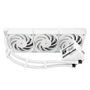 Thermalright Mjolnir Vision 360 ARGBホワイトCPUウォータークーラー、3 PWMファン2000PRM水冷システム、AM4 / AM5&Intel LGA1851/1700用、320 * 240解像度の磁気取り外し可能なLCDスクリーン