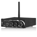Douk Audio M1 PRO Hi-Fi 320W Bluetooth 5.0 パワーアンプ ステレオ サブウーファーアンプ USB 音楽プレーヤー 32...