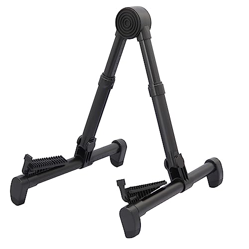 キクタニ (Kikutani) アルミ製ギタースタンド 軽量 コンパクト ブラック GS-100 BLK